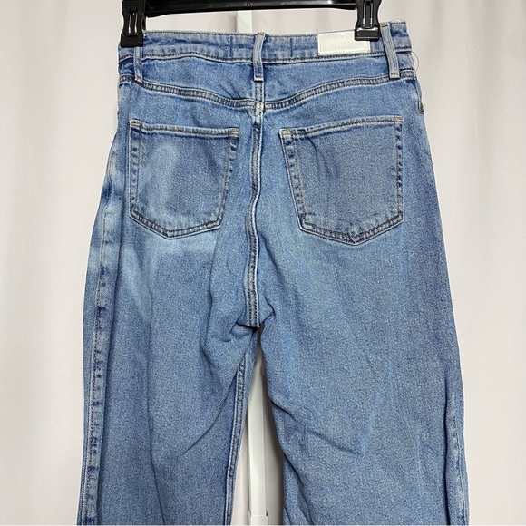 Hollister Star Print High-Waisted Jeans Light Wash • 3R/W26 - Picture 6 of 7